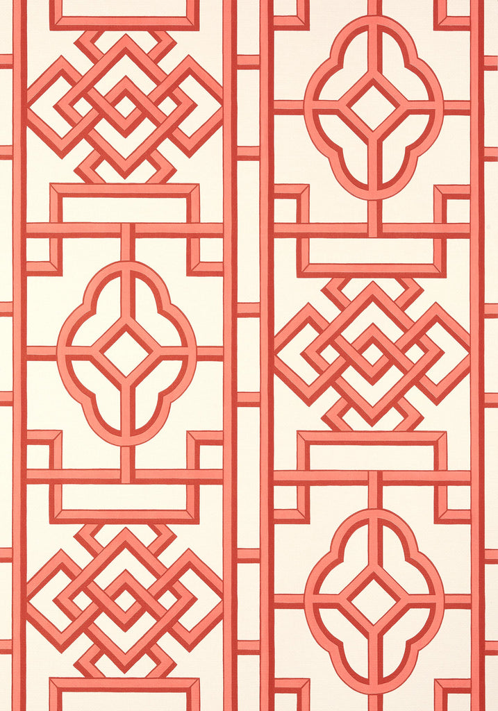 Thibaut GATEWAY Coral Wallpaper