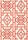 Thibaut Gateway Coral Wallpaper