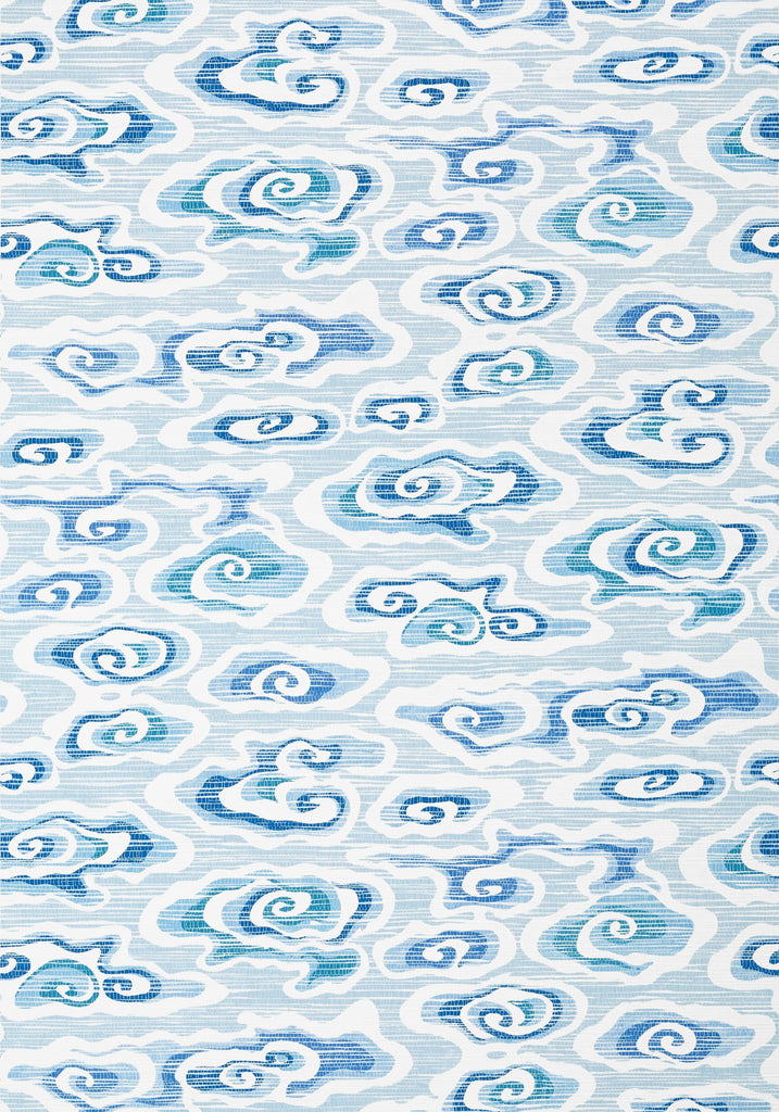 Thibaut CLEAR CLOUDS Blue Wallpaper