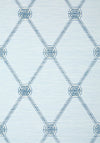 Thibaut Turnberry Trellis Spa Blue Wallpaper