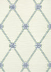 Thibaut Turnberry Trellis Beige And Green Wallpaper