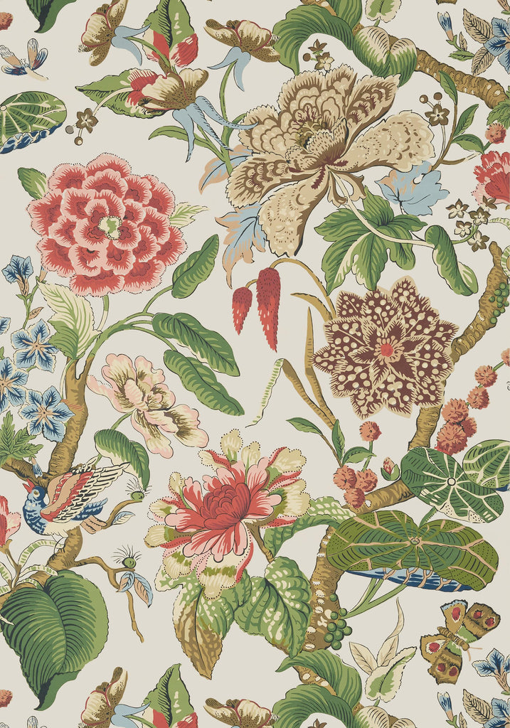 Thibaut HILL GARDEN Flax Wallpaper