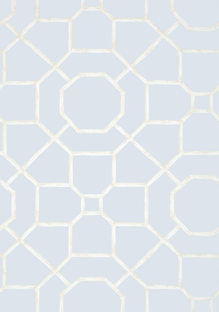 Thibaut ARBOR Spa Blue Wallpaper