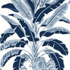 Thibaut Banana Tree Navy Wallpaper