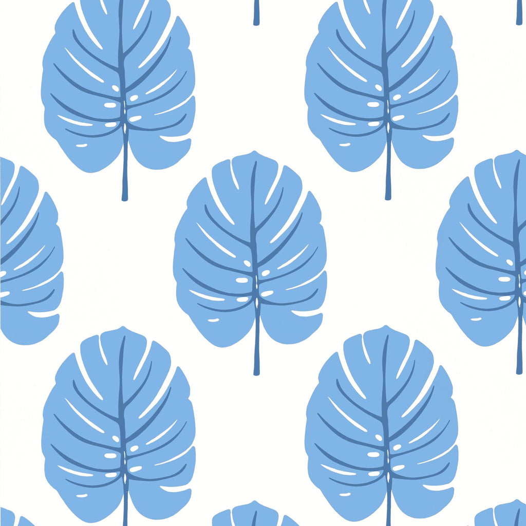 Thibaut MONSTERA Blue Wallpaper