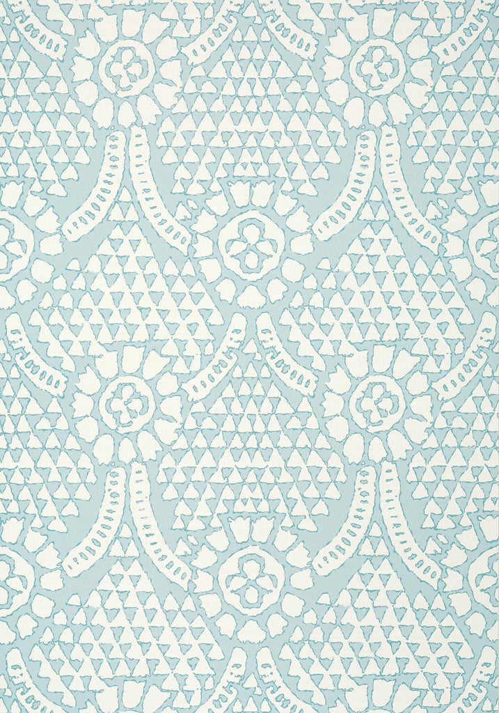 Thibaut CHAMOMILE Spa Blue Wallpaper