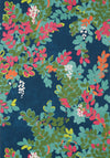 Thibaut Central Park Navy And Pink Wallpaper