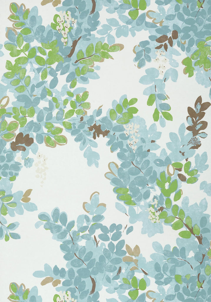 Thibaut CENTRAL PARK Spa Blue Wallpaper