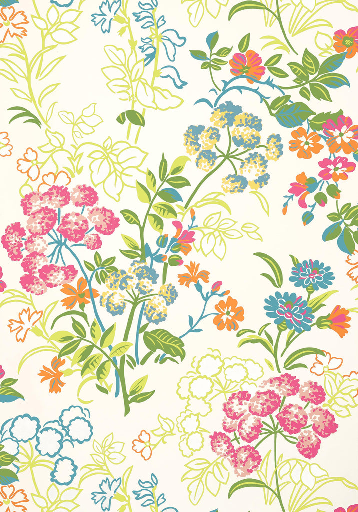 Thibaut SPRING GARDEN Cream Wallpaper