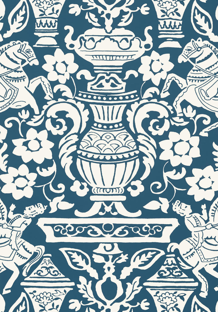 Thibaut GALWAY Navy Wallpaper