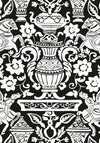 Thibaut Galway Black Wallpaper