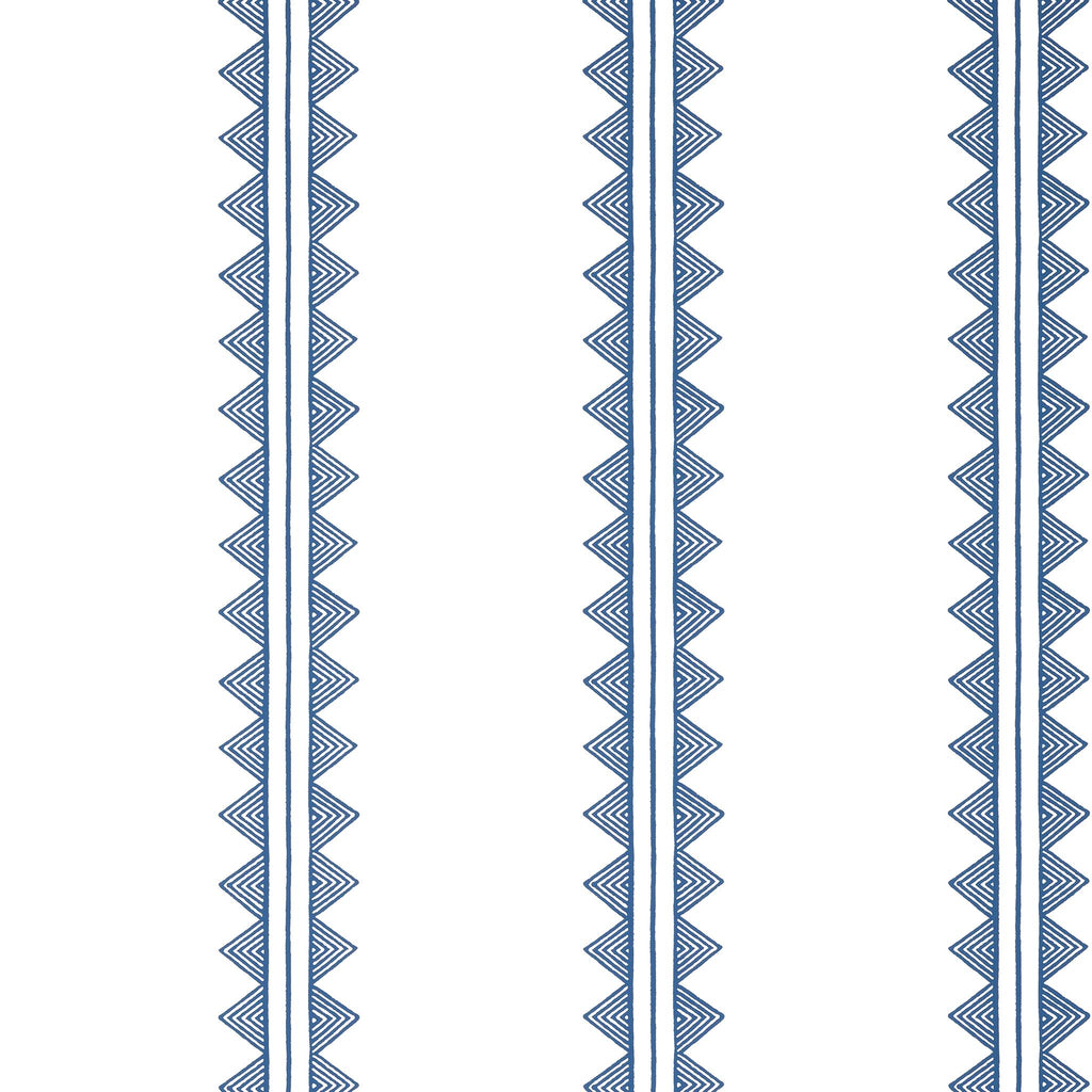 Thibaut AGAVE STRIPE Navy Wallpaper