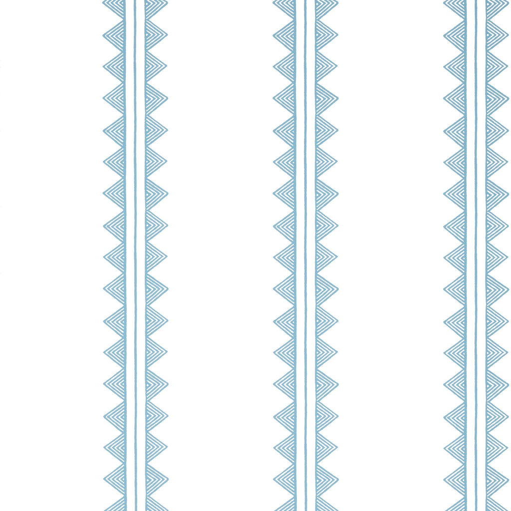 Thibaut AGAVE STRIPE French Blue Wallpaper