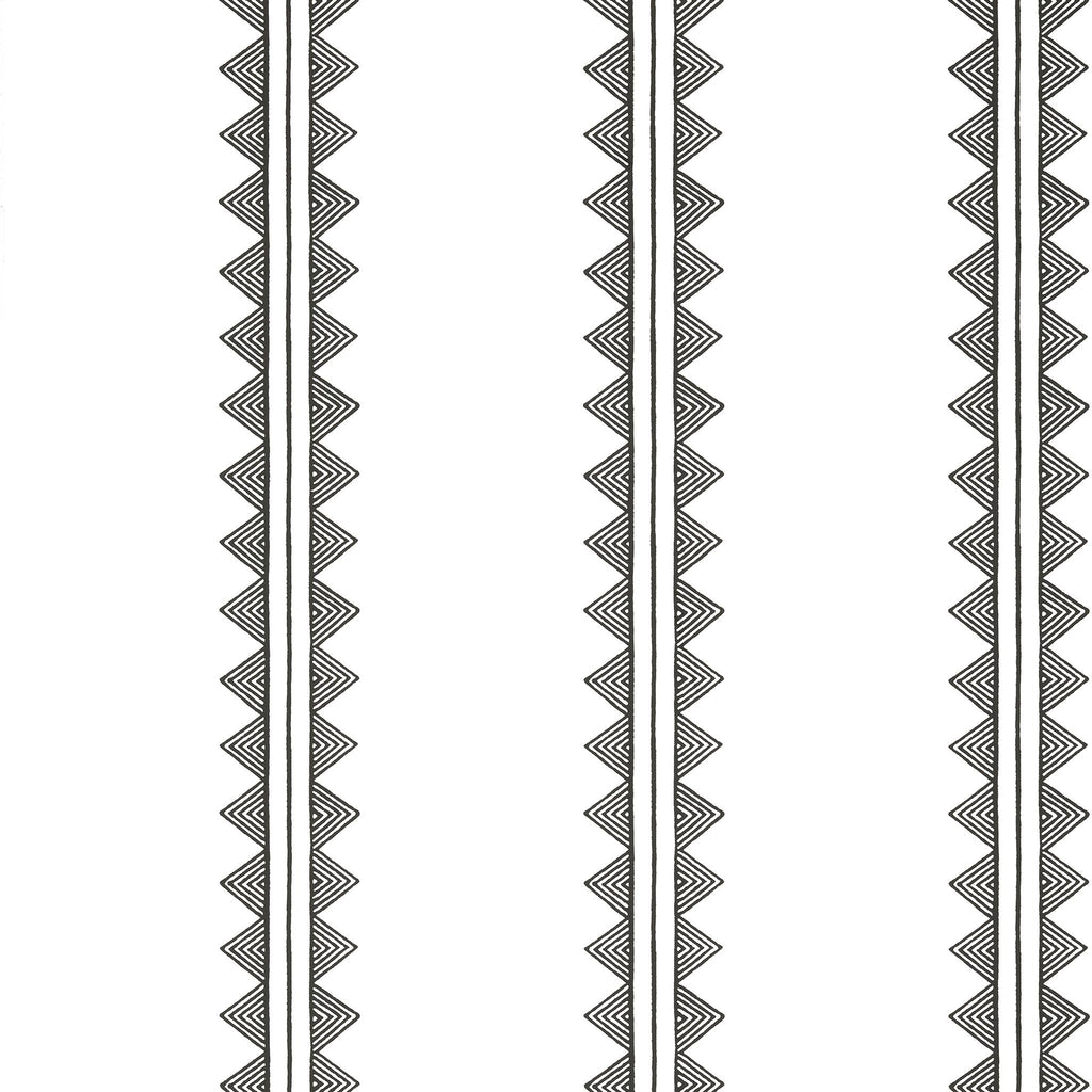 Thibaut AGAVE STRIPE Black Wallpaper