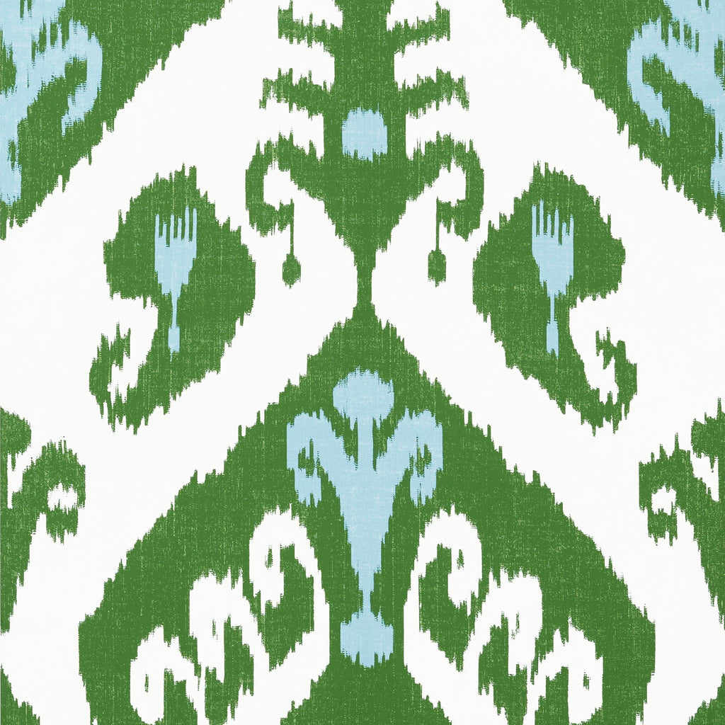 Thibaut INDIES IKAT Green Wallpaper