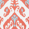 Thibaut Indies Ikat Coral Wallpaper