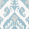 Thibaut Indies Ikat French Blue Wallpaper