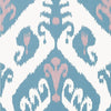 Thibaut Indies Ikat Lavender And French Blue Wallpaper