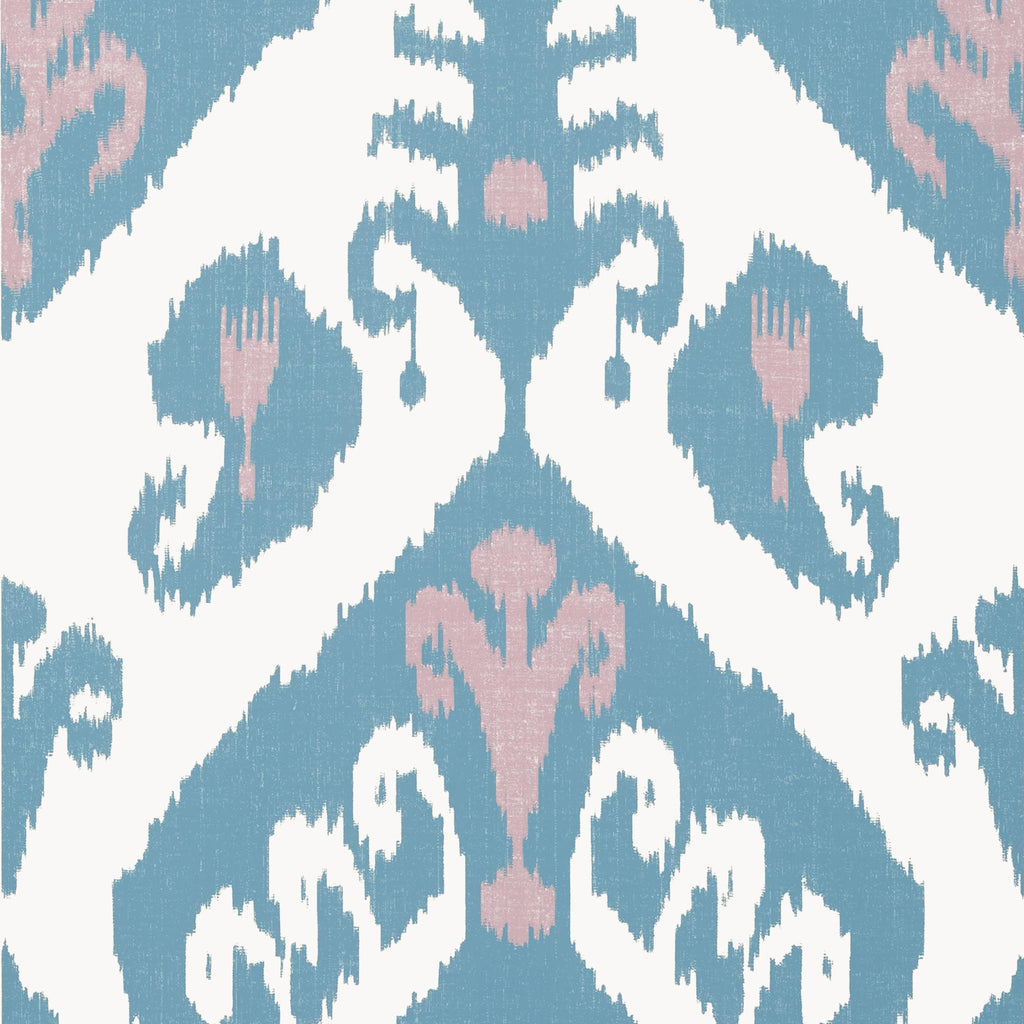 Thibaut INDIES IKAT Lavender and French Blue Wallpaper