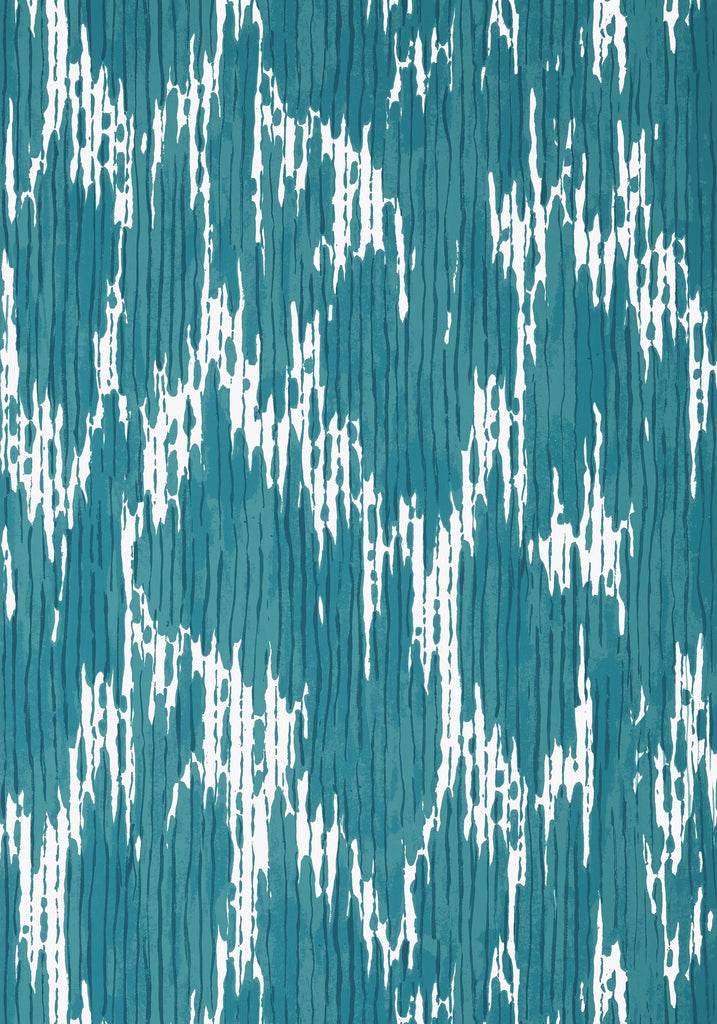 Thibaut MAVERICK Teal Wallpaper