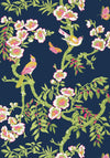 Thibaut Yukio Navy And Pink Wallpaper