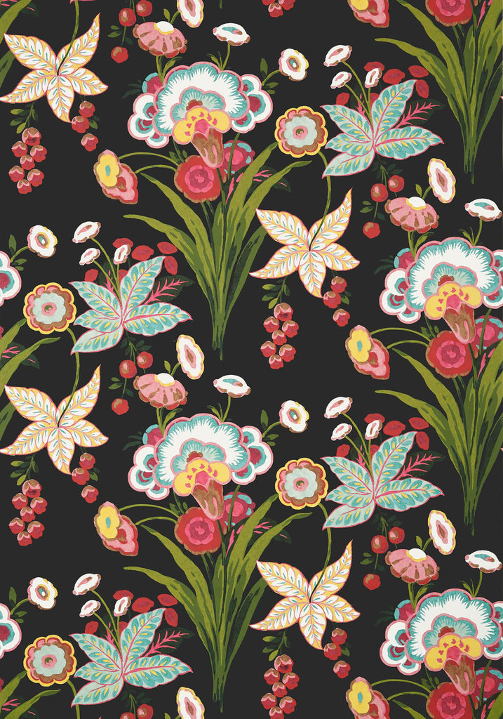 Thibaut PASADENA Black Wallpaper