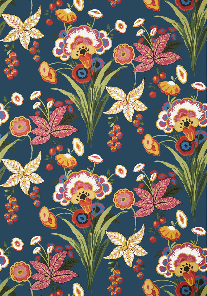 Thibaut PASADENA Navy Wallpaper