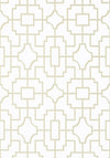 Thibaut Fretwork Beige Wallpaper