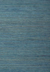 Thibaut Raffia Palm Peacock Blue Wallpaper