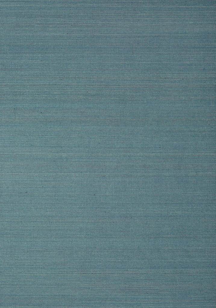 Thibaut TABACON ABACA Teal Wallpaper