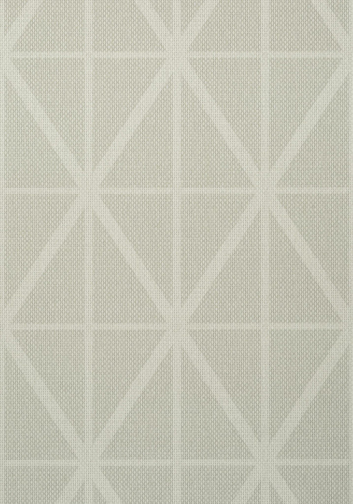 Thibaut CAFE WEAVE TRELLIS Putty Wallpaper