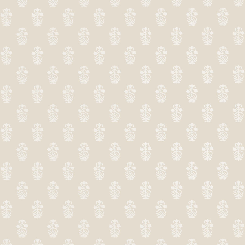 Thibaut CORWIN White on Natural Wallpaper