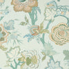 Thibaut Indienne Jacobean Seaglass And Gold Wallpaper