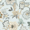 Thibaut Indienne Jacobean Robin'S Egg Wallpaper