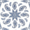 Thibaut East India Blue And White Wallpaper