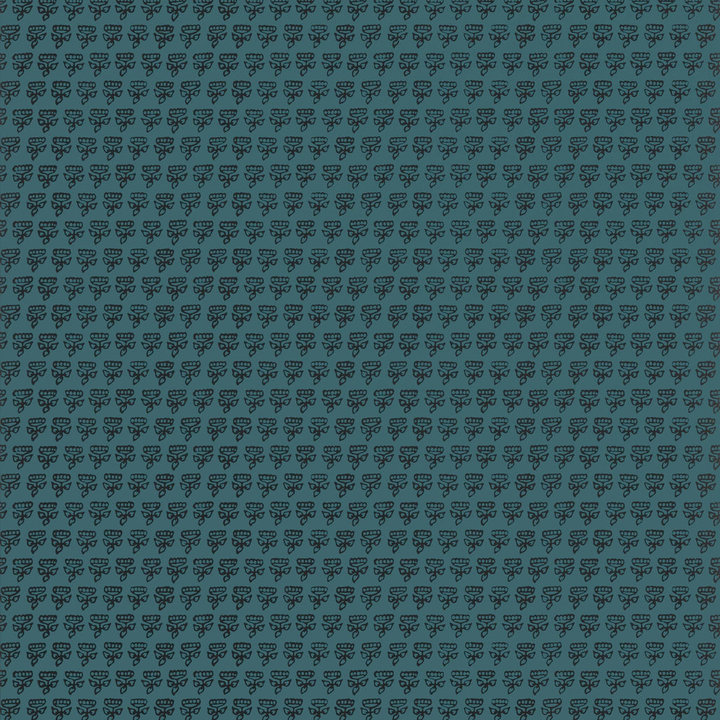 Thibaut MIMI Teal Wallpaper