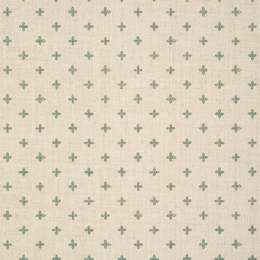 Thibaut BETHANY Green on Off White Wallpaper