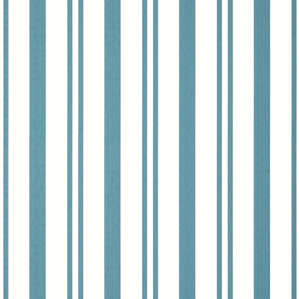 Thibaut MAGGIE STRIPE Teal Wallpaper