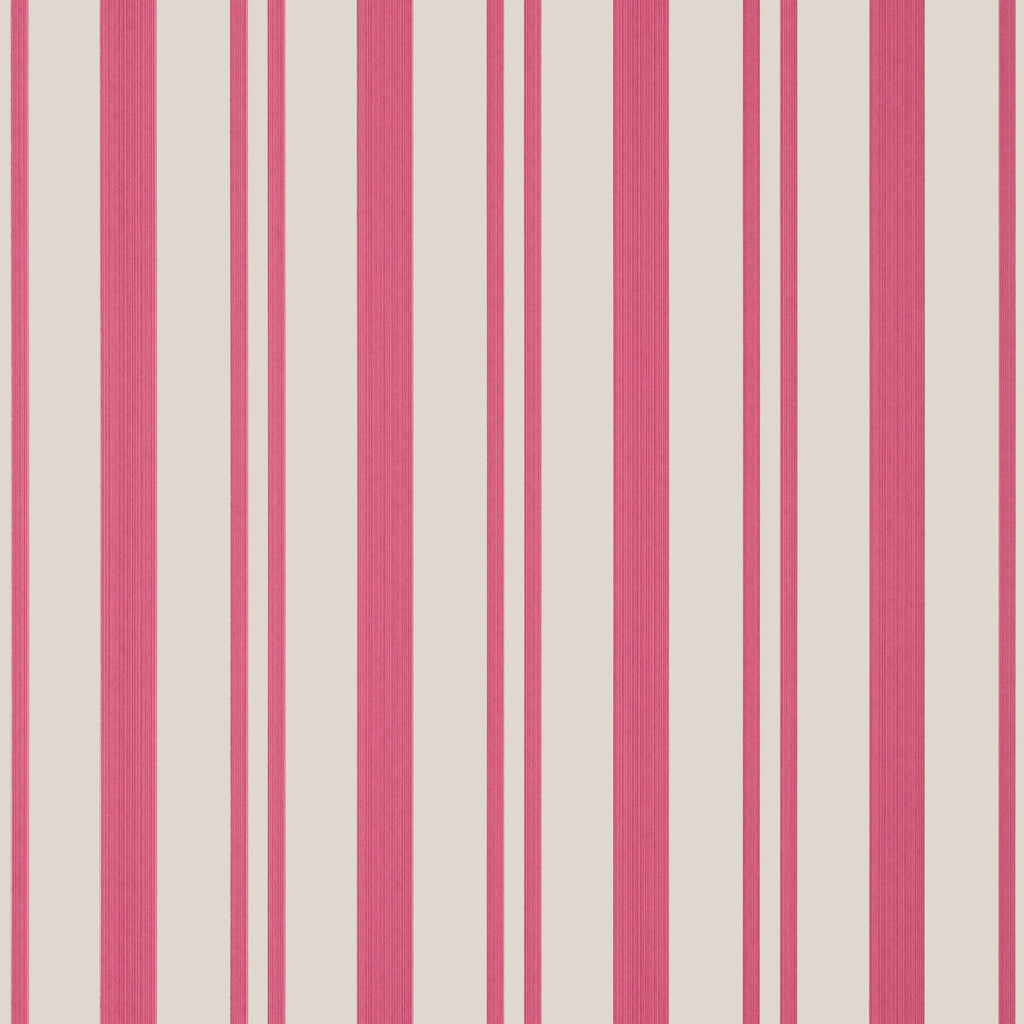 Thibaut MAGGIE STRIPE Raspberry Wallpaper