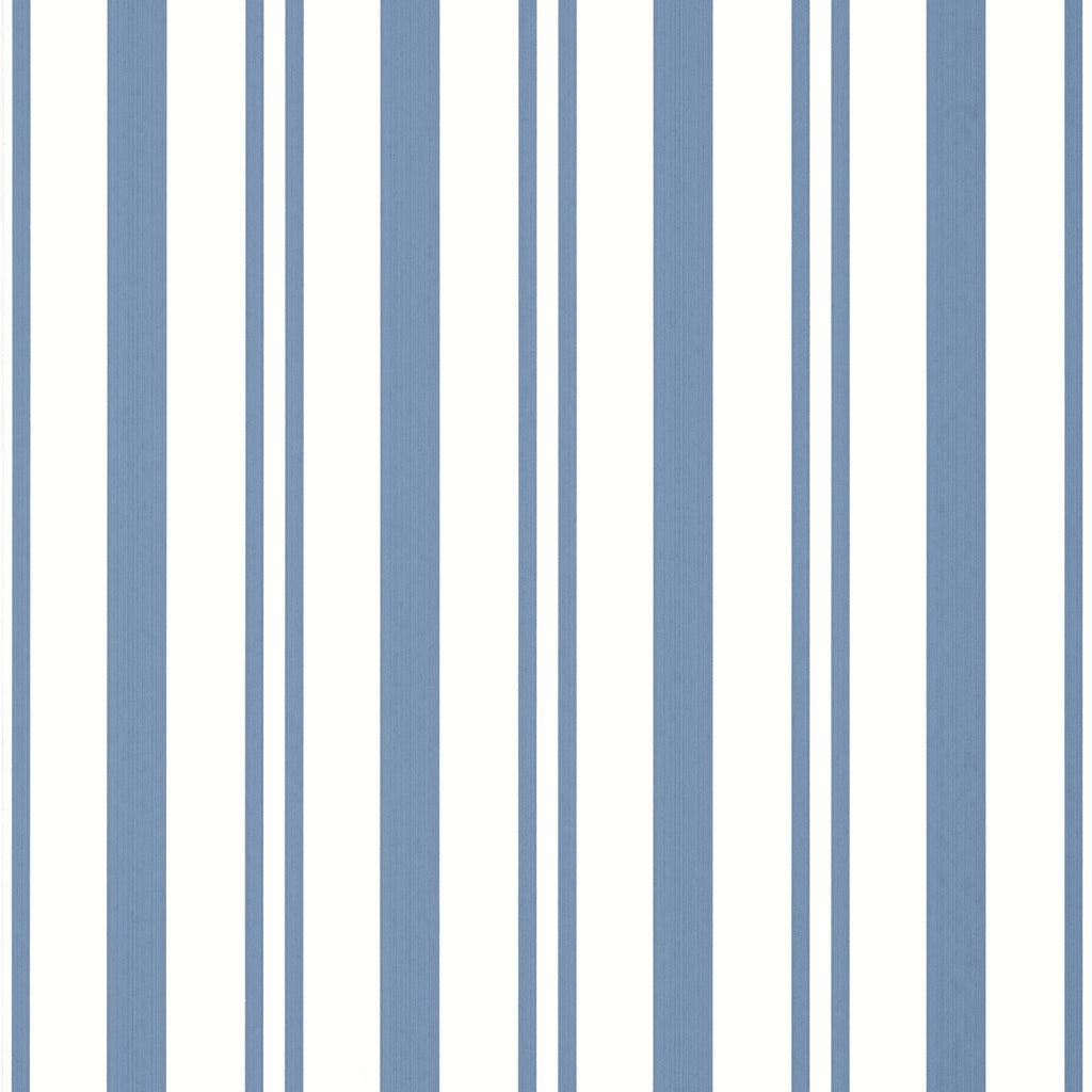 Thibaut MAGGIE STRIPE Blue Wallpaper