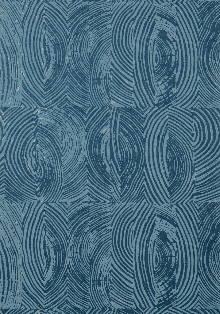 Thibaut VOLAR Navy Wallpaper