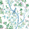 Thibaut Claire Blue And Green Wallpaper