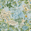 Thibaut Peony Garden Spa Blue Wallpaper