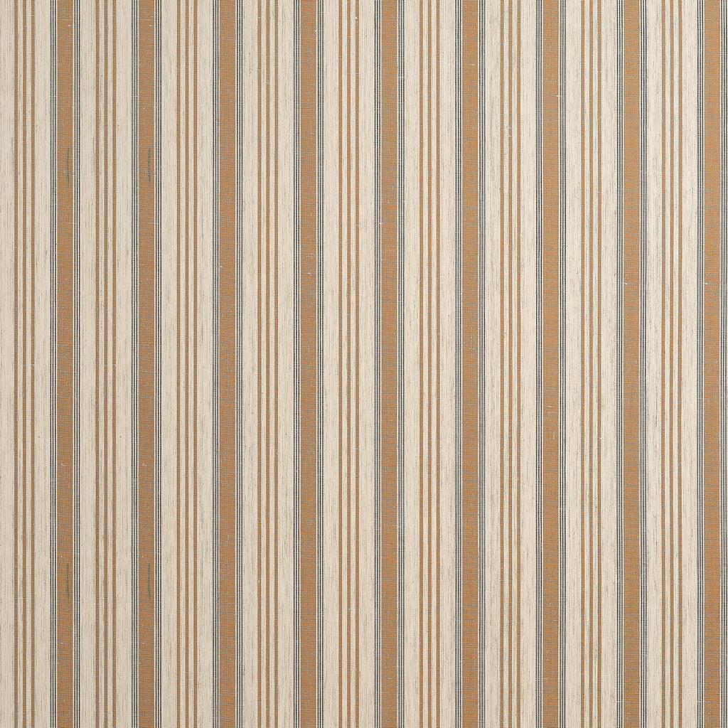 Thibaut BENNETT STRIPE Cognac Wallpaper