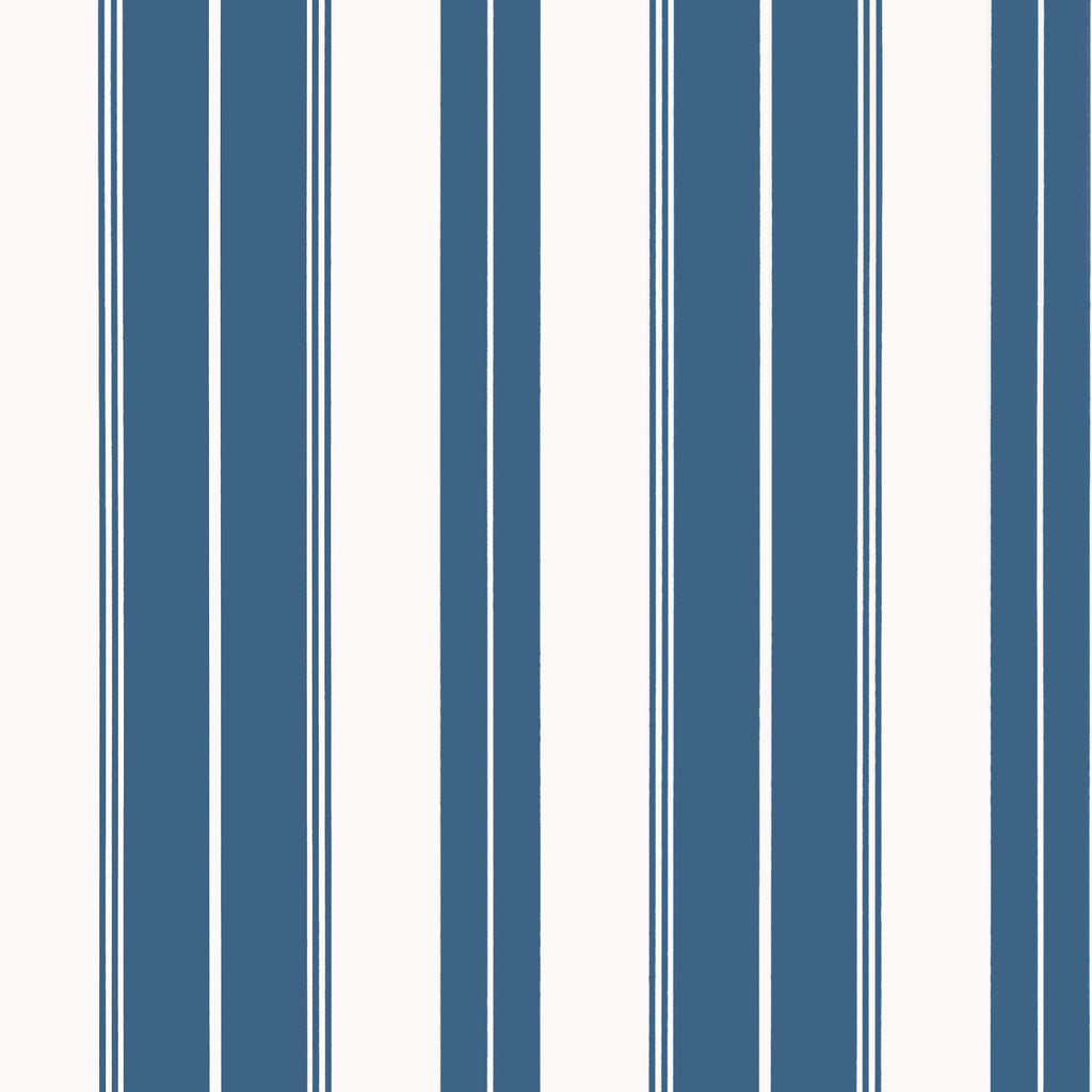 Thibaut NORFOLK STRIPE Navy Wallpaper