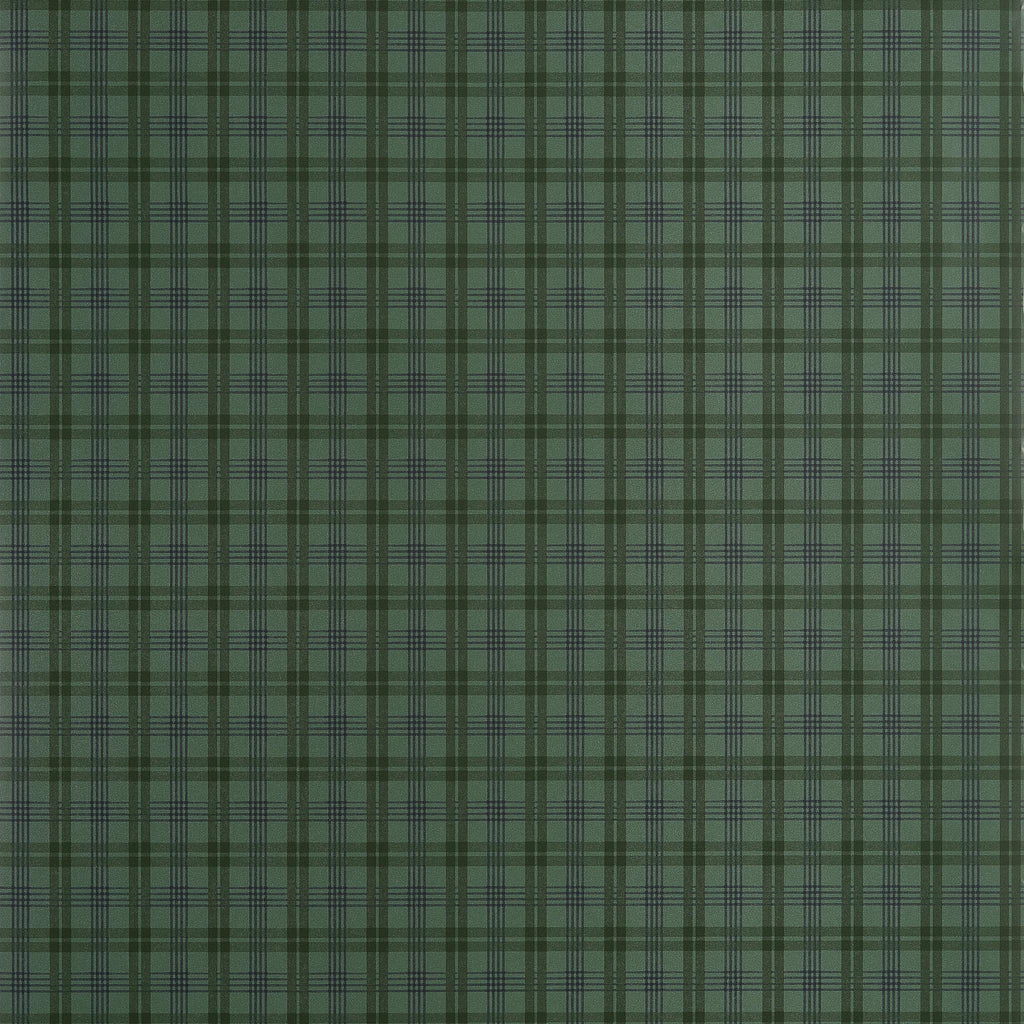 Thibaut HUNTLEY PLAID Dark Green Wallpaper