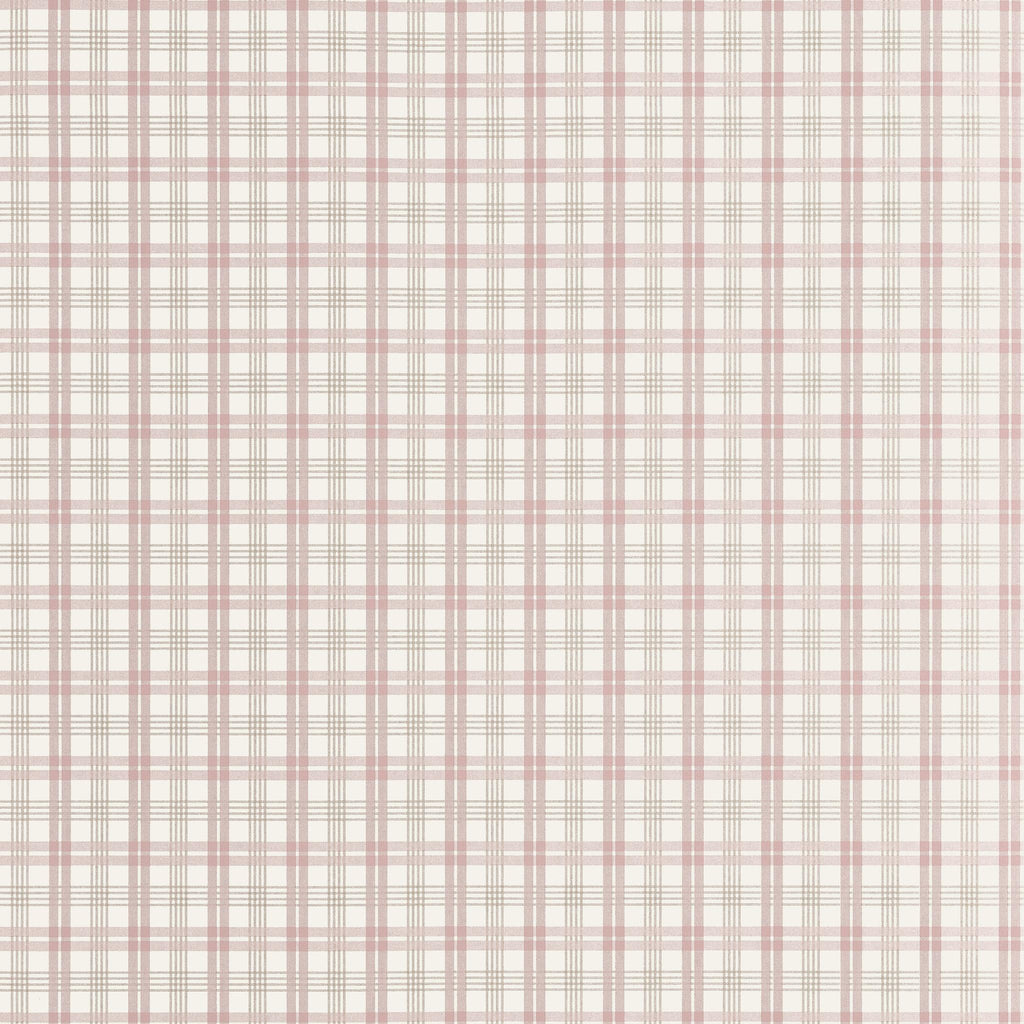 Thibaut HUNTLEY PLAID Blush Wallpaper