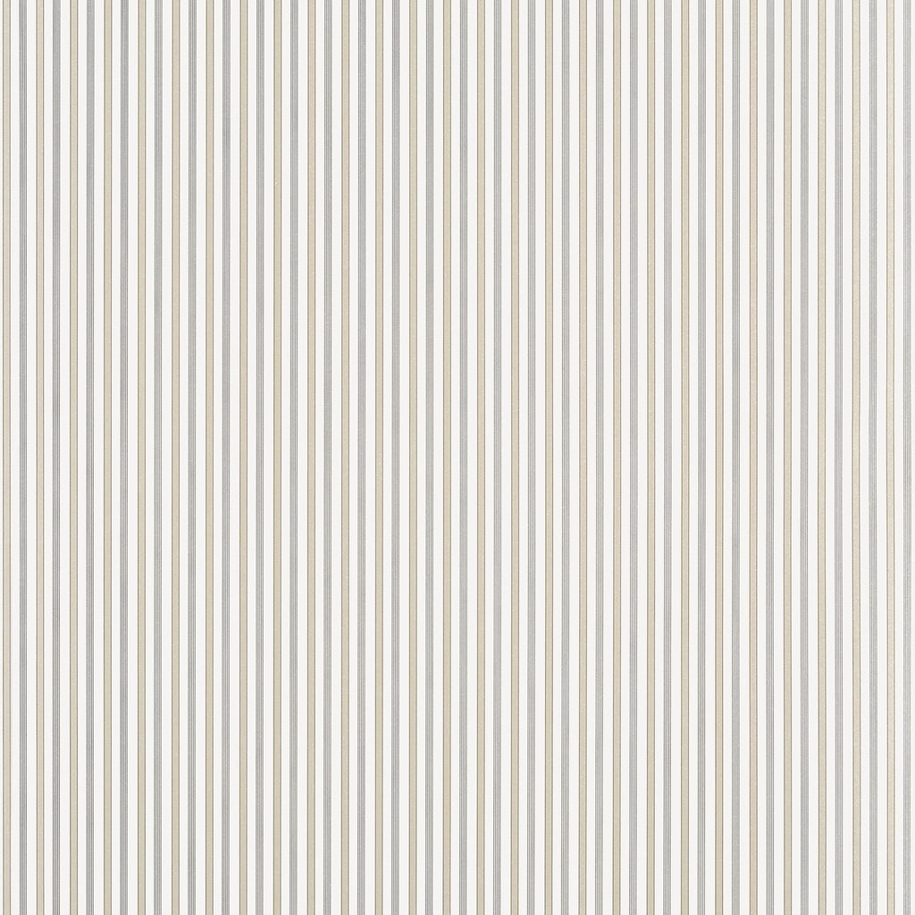 Thibaut CONNER STRIPE Beige and Grey Wallpaper