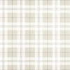 Thibaut Douglas Plaid Light Beige Wallpaper