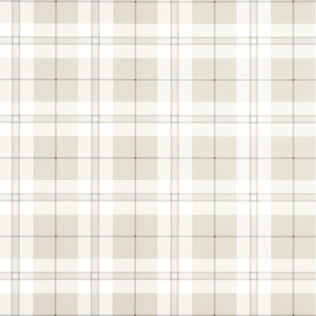 Thibaut DOUGLAS PLAID Light Beige Wallpaper